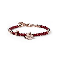 Bracciale Maria Cristina Sterling Donna QUADRIFOGLIO in Argento Agata G3976R - G3976R